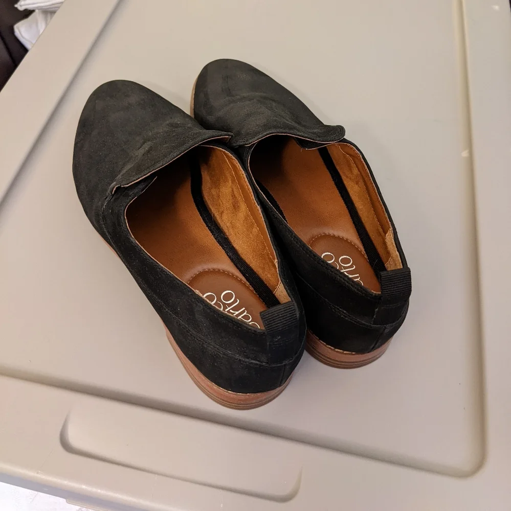 Franco Sarto Black Loafers 8.5 - Picture 4 of 5